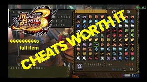 Cheats monster hunter 3rd hd .